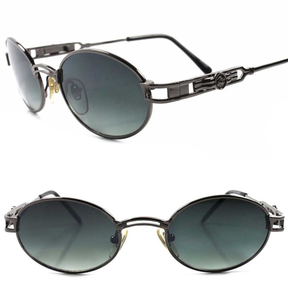 Old stock True Vintage 50s 60s Urban Hip Hop Swag Fashion Metal Oval Sunglasses